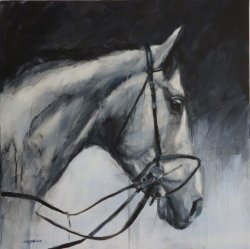 Grey, oil on canvas, 80x80cm £395