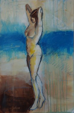 acrylic on paper, 30x50cm