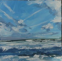 oil on board, 30x30cm (sold)