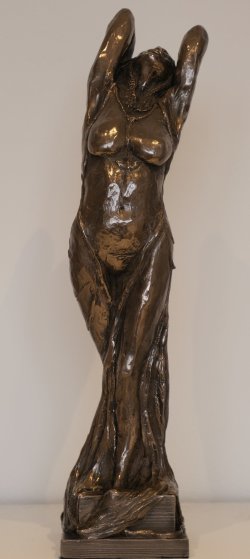 Cleopatra, cold cast bronze, approc 40cm tall - £85