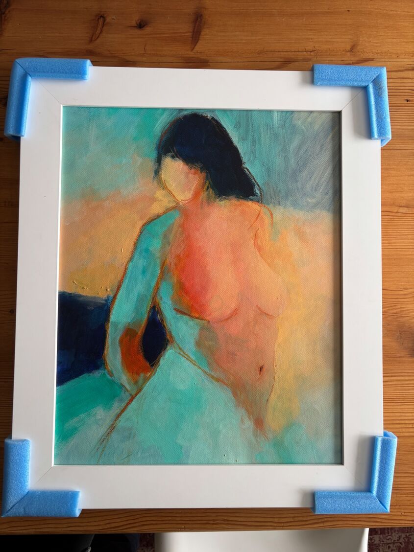 Oil on paper on board, 40x50cm