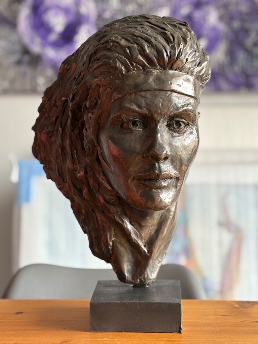 Hippolyta, cold cast bronze