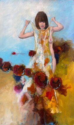 Oil on paper