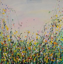 In process of the seasons, acrylic on board, 60x60cm, £210 - sold