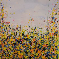 In blazon of the beauty best, acrylic on canvas, 60x60cm, £210 - sold