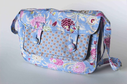 Lavender Flowers Satchel