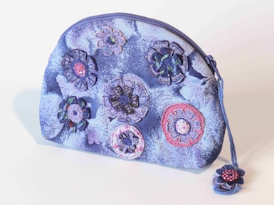 Lavender Flowers Purse/Organiser