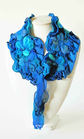 Ocean Collection Marine Flowers Scarf