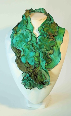 Viola Collection Verdigris Viola Scarf