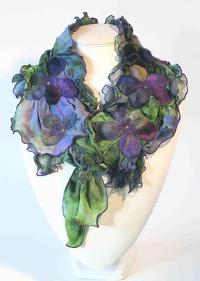 Viola Collection Watercolour Viola Scarf