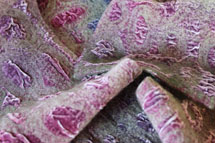 pinky lilac felted velvet scarf