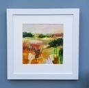 A breath of fresh air. Contemporary landscape painting in spring colours