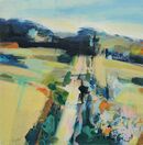 As the crow flies Small landscape with lane