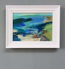 I didn't expect the sea to be this blue Small Seascape