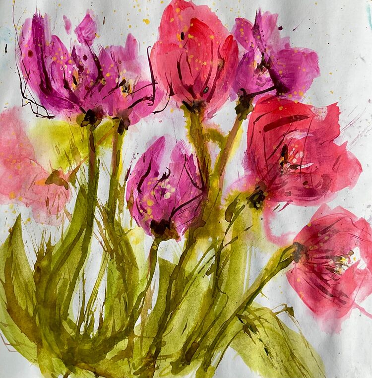 Mixed Spring Tulips