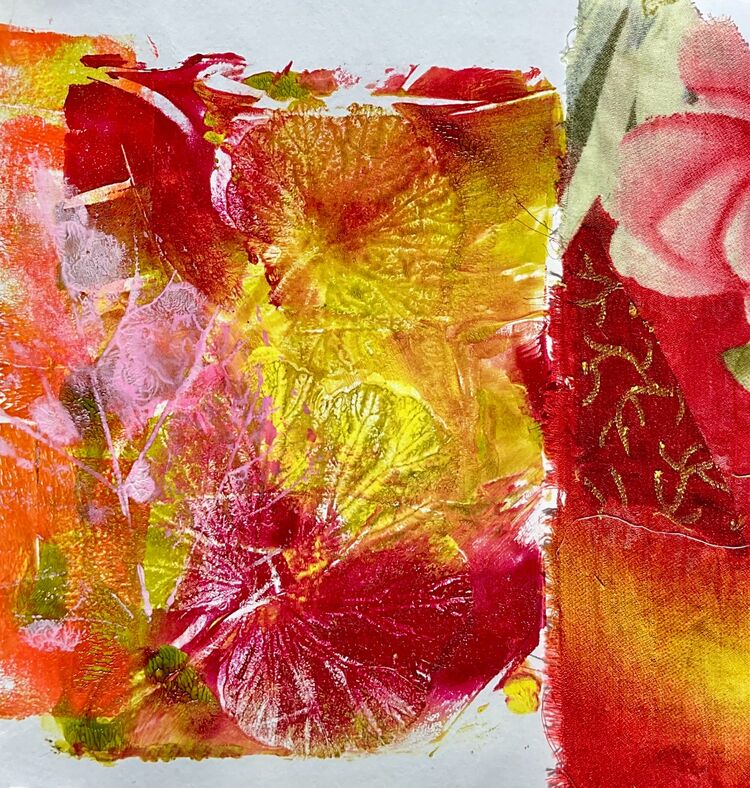 Textiles and Botanical Print 1