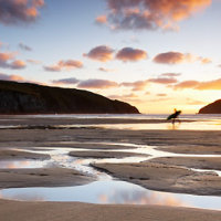 Holywell Bay Panorama