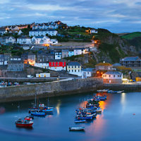 Mevagissey Harbour Panorama