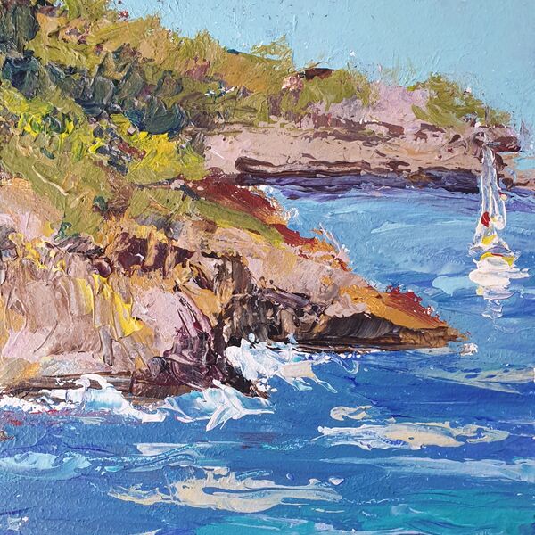 Near the shore