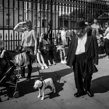 On the streets of London.