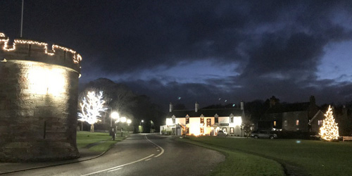 Xmas Lights all over village
