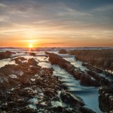Sunset at Widemouth Bay
