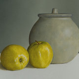 Two Apples and a Ginger Jar