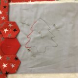 A modern take on redwork at Sew Busy