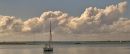 clouds and boats
