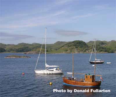 Yachts off Crinan
