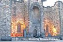 The courtyard of Edinburgh Castle