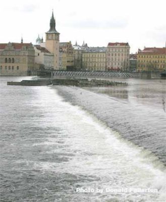 Weir in Prague