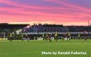 Sunset over Gayfield Park, Arbroath