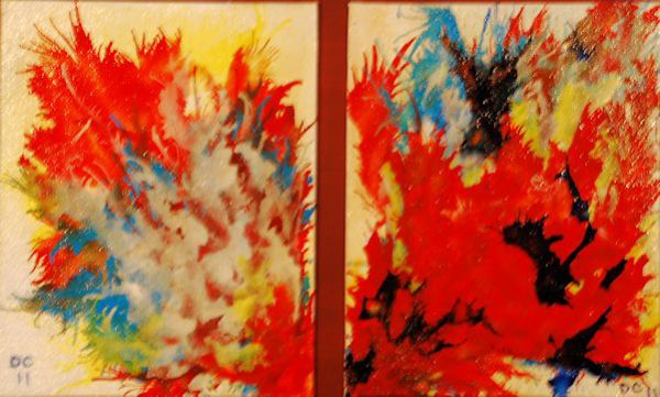 View From The Kitchen - Diptych