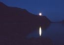 Moonlight on the water.