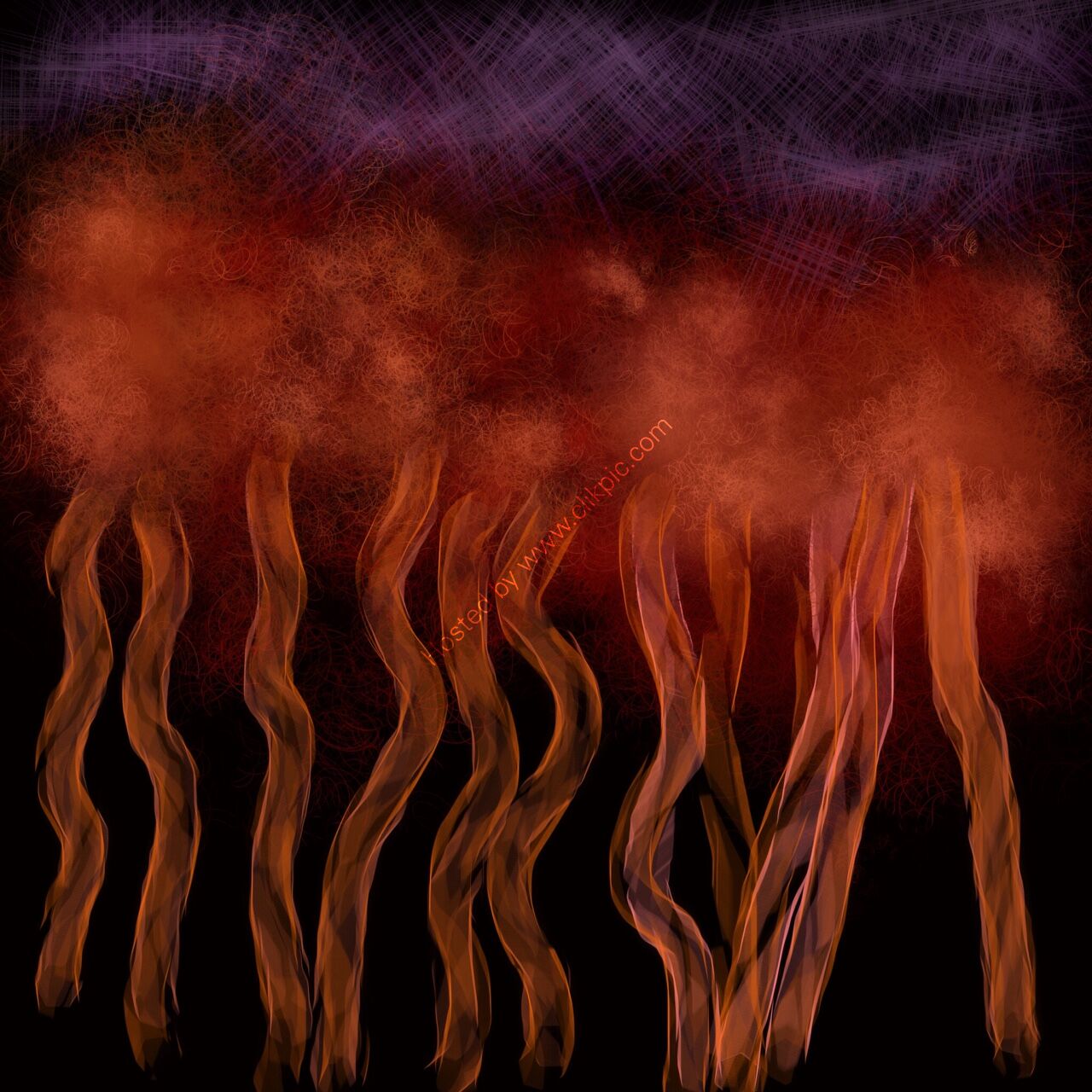 night fire