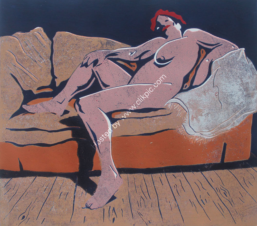 the sofa.