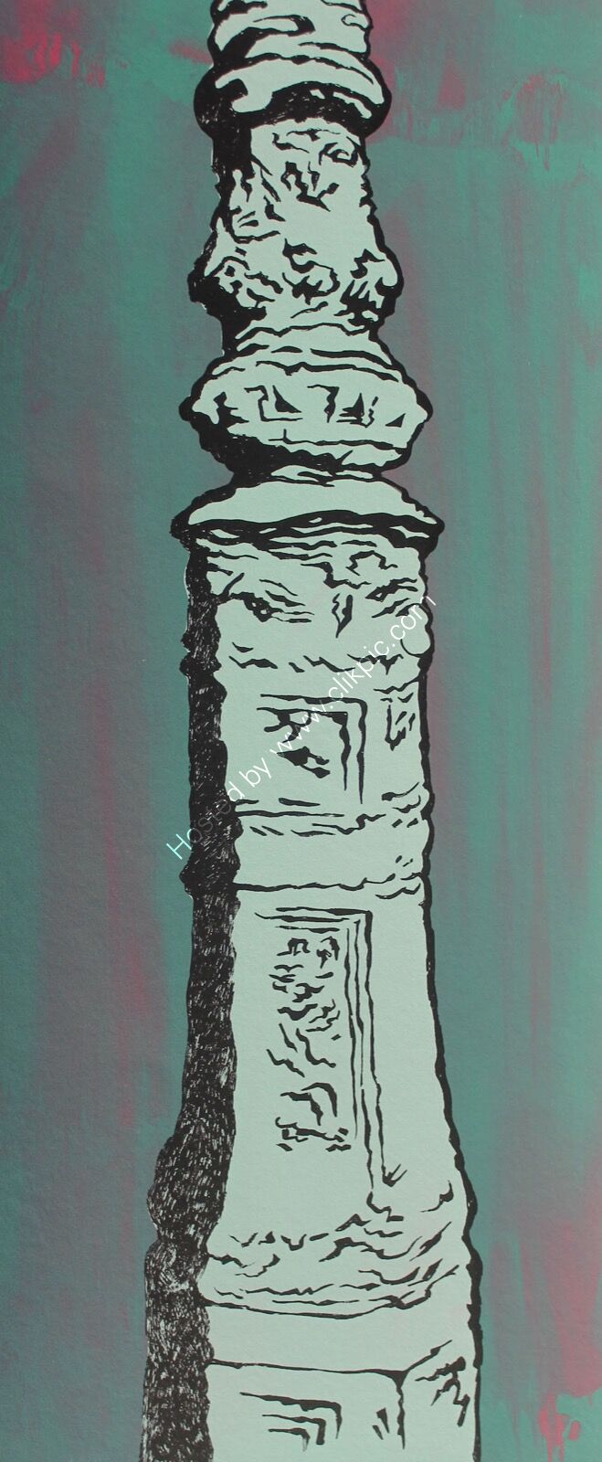 Brighton Lamppost / Green series mixed 3
