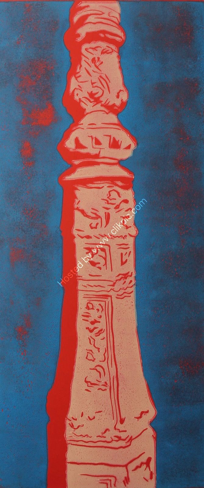 Brighton Lamppost Red