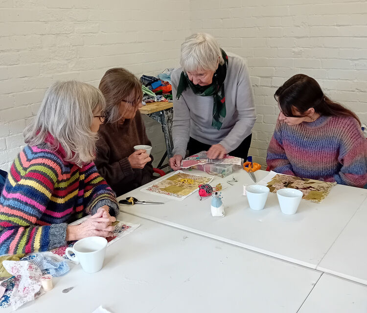 Bobbie Hillman slow stitch workshop