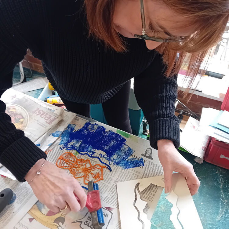 laser cutting to printmaking tech