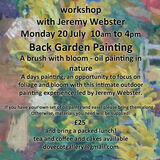Jeremy Webster workshop