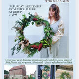 wreath-making workshop 12 December
