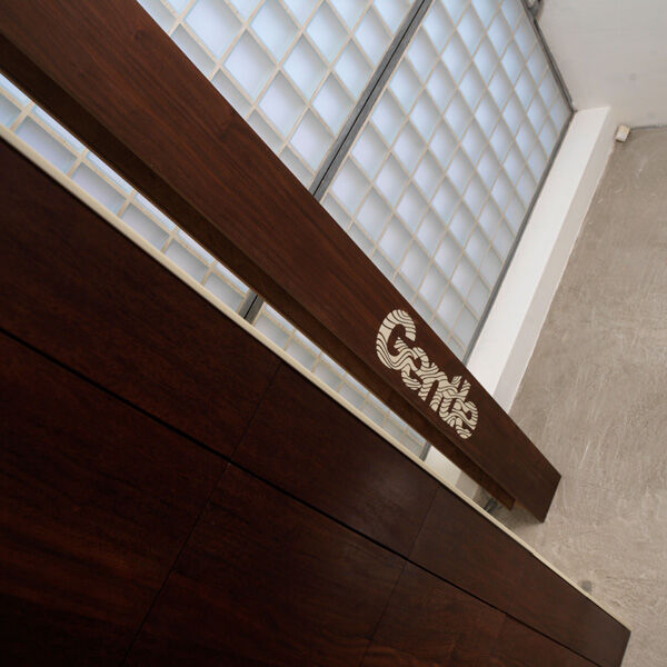 Sign and storage unit