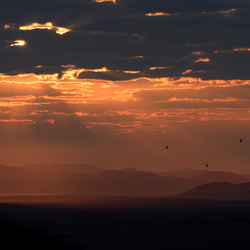 Sunrise in the Namib Desert