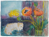 Betsy and poppies I