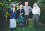 Ruth with Tiggy, Freek and Eric