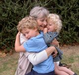 Ruth with Theo and Anya