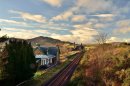Balblair distillery and the old Edderton Railway Station house