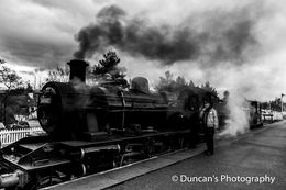 Steam train at Aviemore Steam Train
